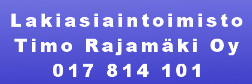 Lakiasiaintoimisto Timo Rajamäki Oy logo